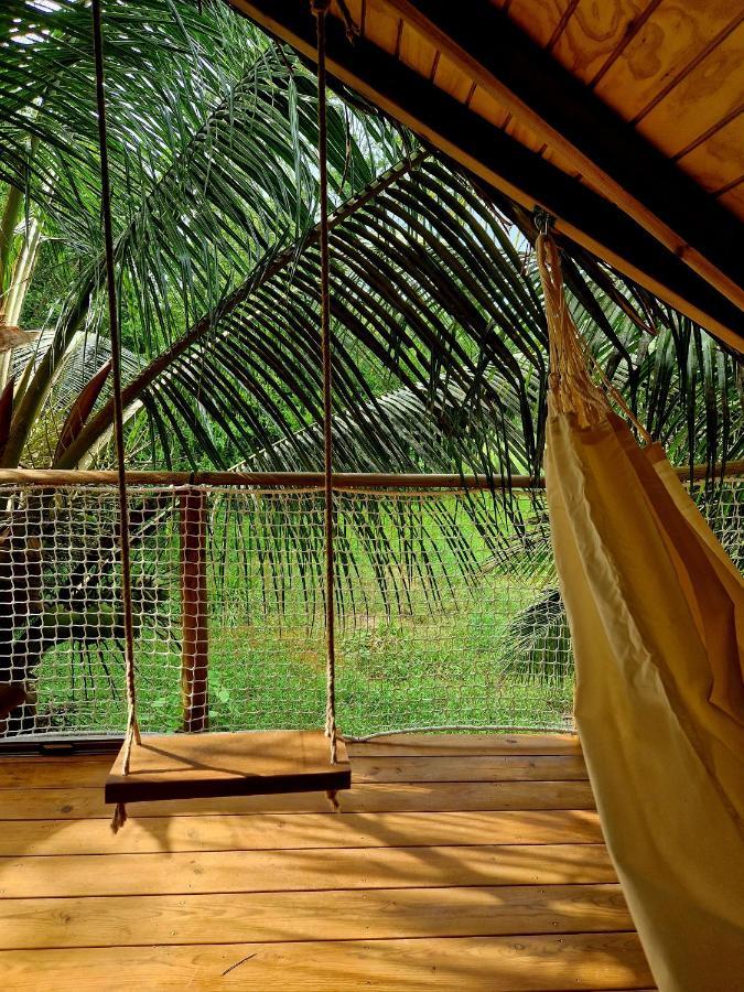 Pura Vida Lodge Cabane Perchee Sainte-Rose Bagian luar foto